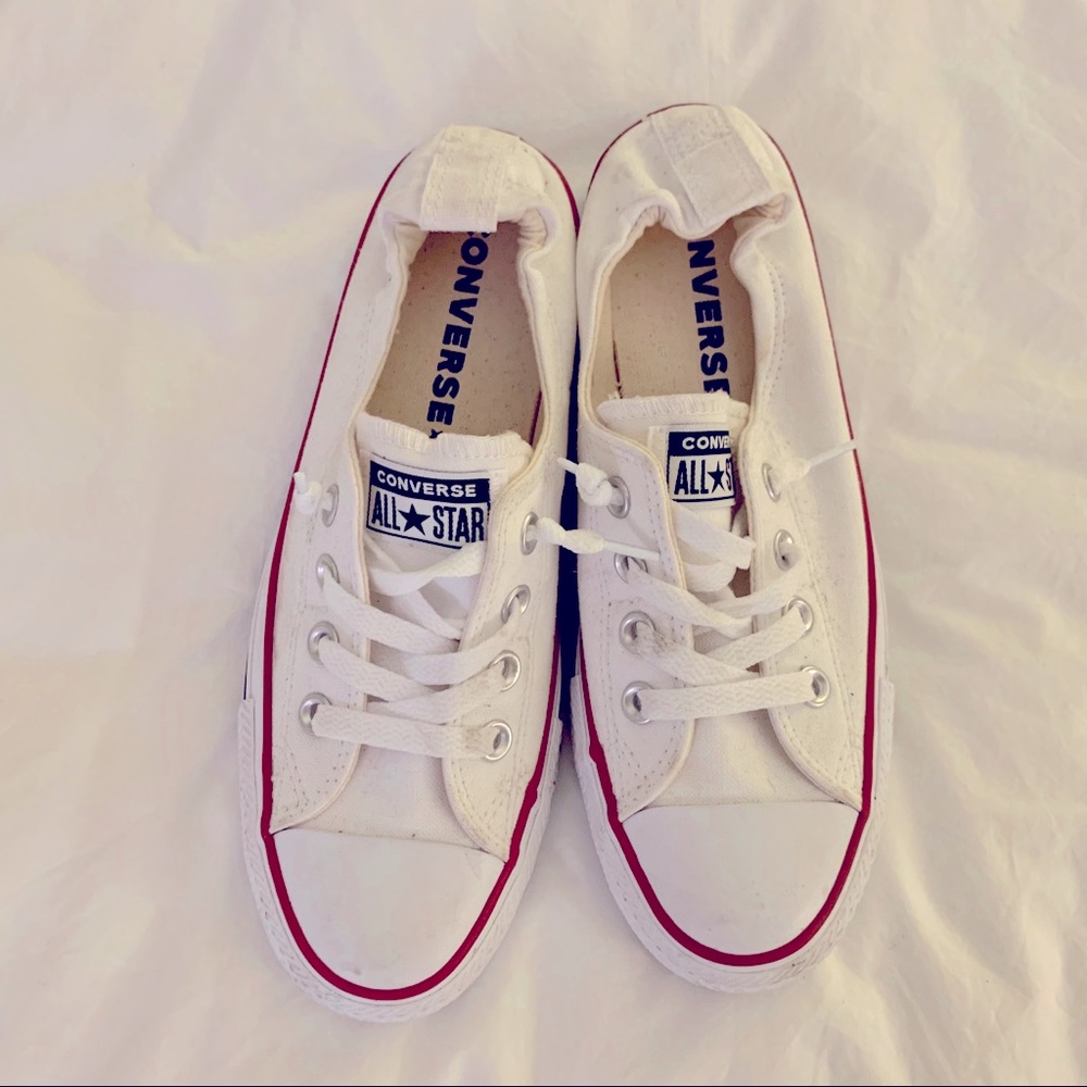 Converse all star shoreline white lace-up sneaker